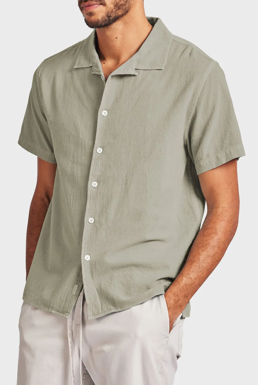 Jed Short Sleeve Shirt-Light dutch blue