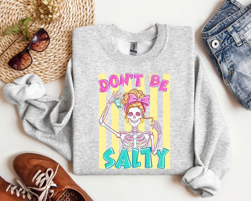 Coastal Attitude Graphic Crewneck Sweatshirt