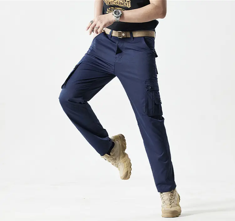 Men's Durable Cotton Cargo Pants
