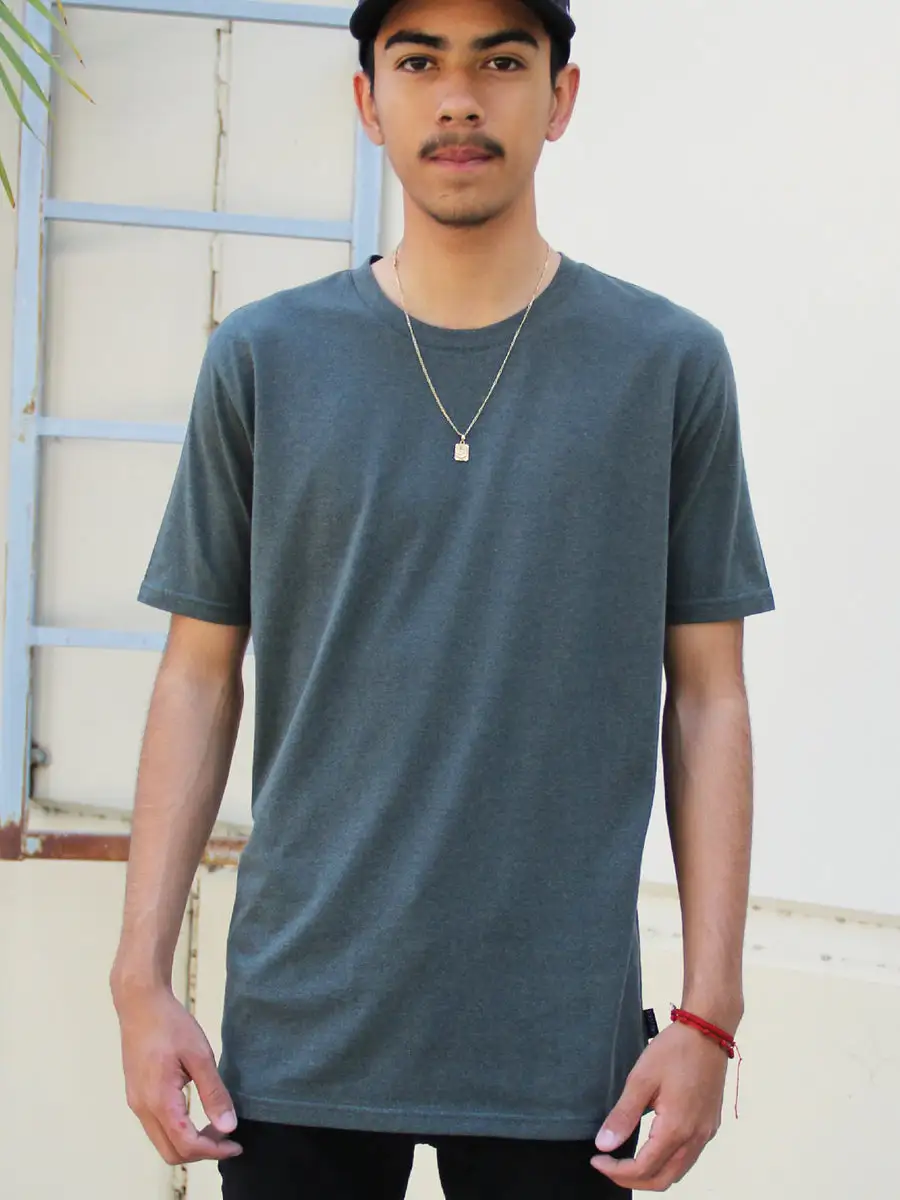 Jersey Textured Jersey Men's Button Down T-Shirt