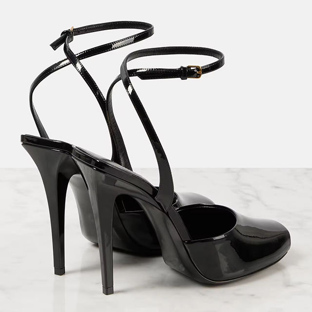 Lunara Peep Toe Block Heel Sandals