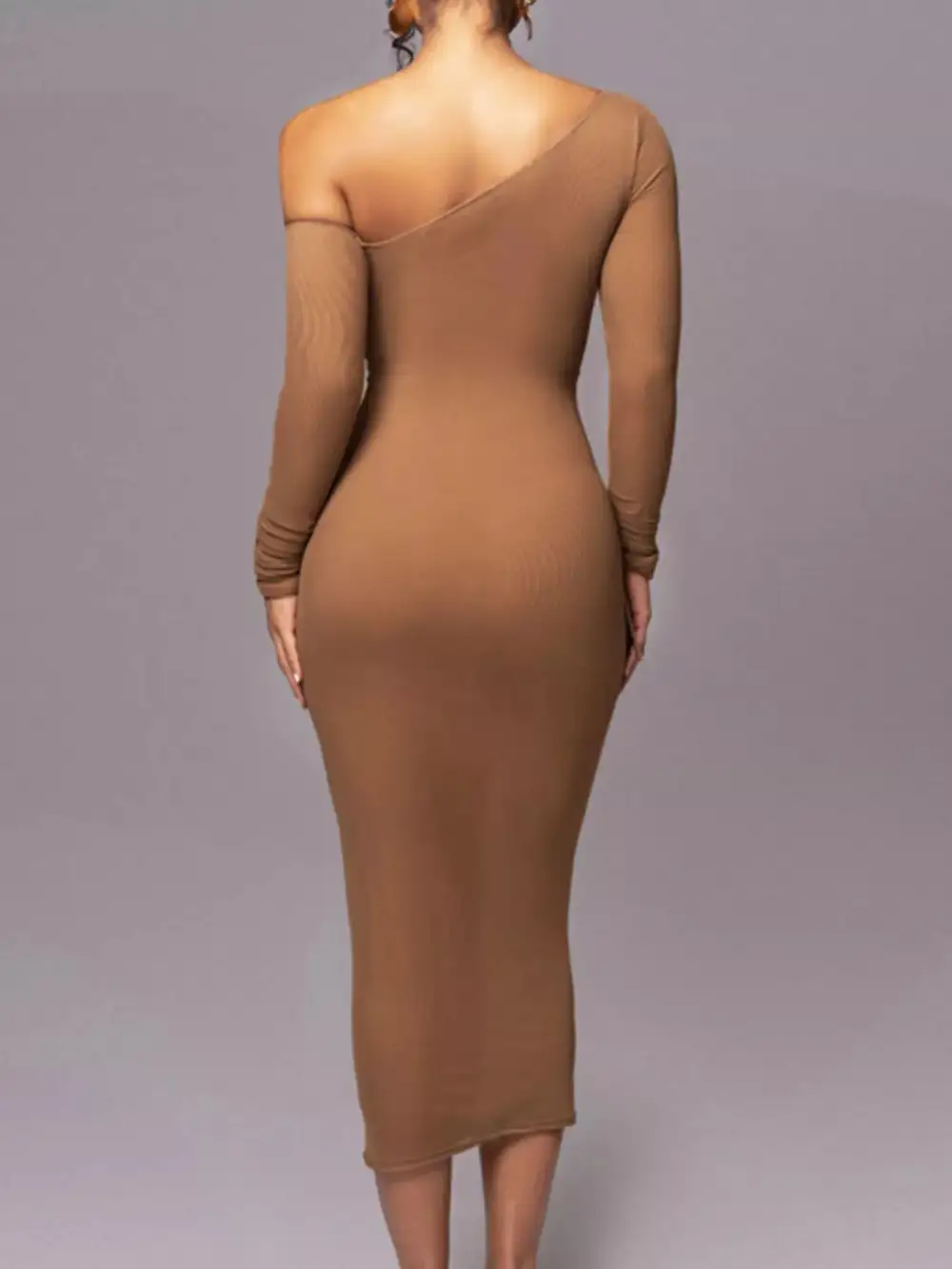 Smooth Finish Ruched Midi Dress