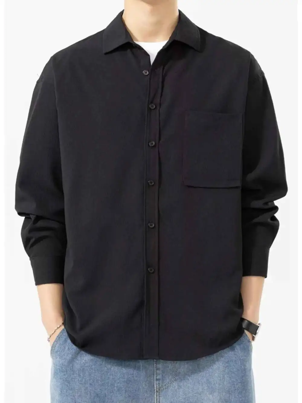 Everyday Button Up Long Sleeve Shirt