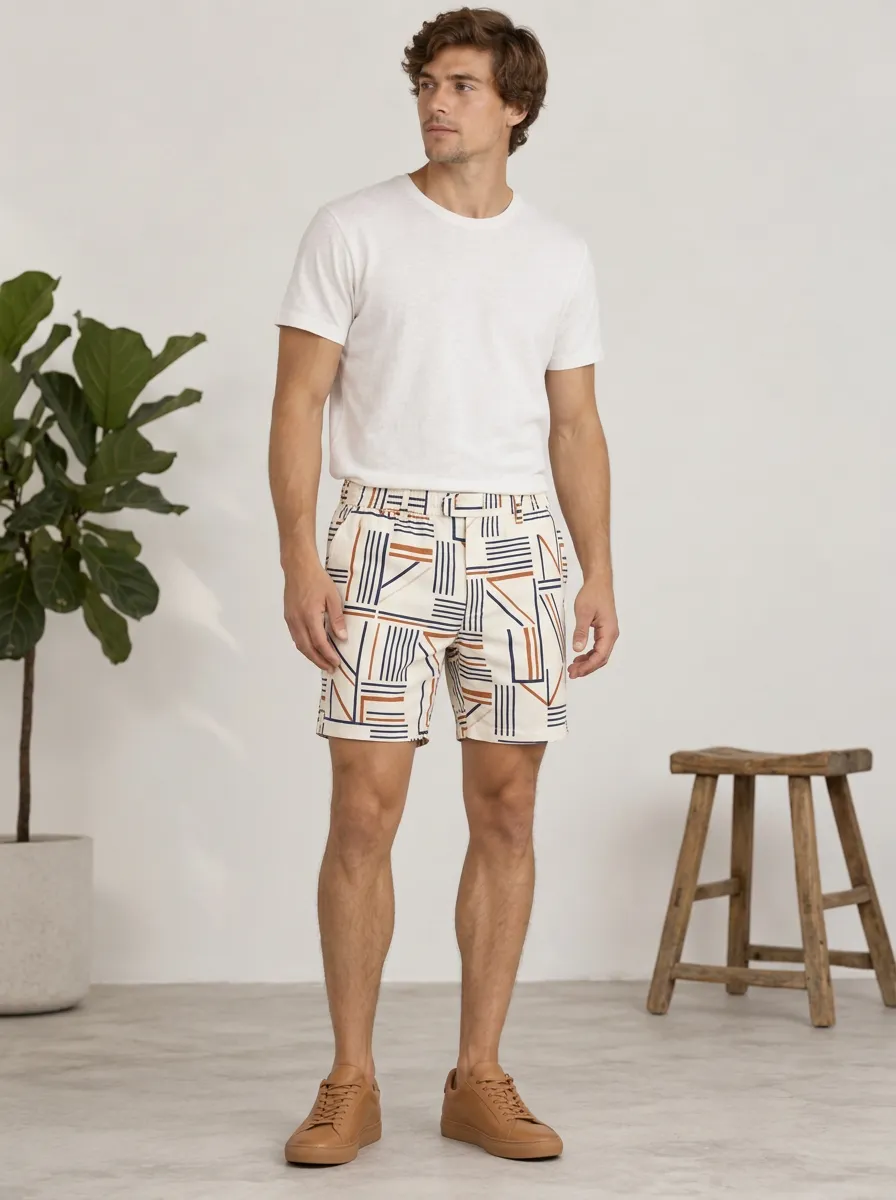 Casual Statement Graphic Print Abstract Print Geometric Print Men's Printed Streetwear Pants
