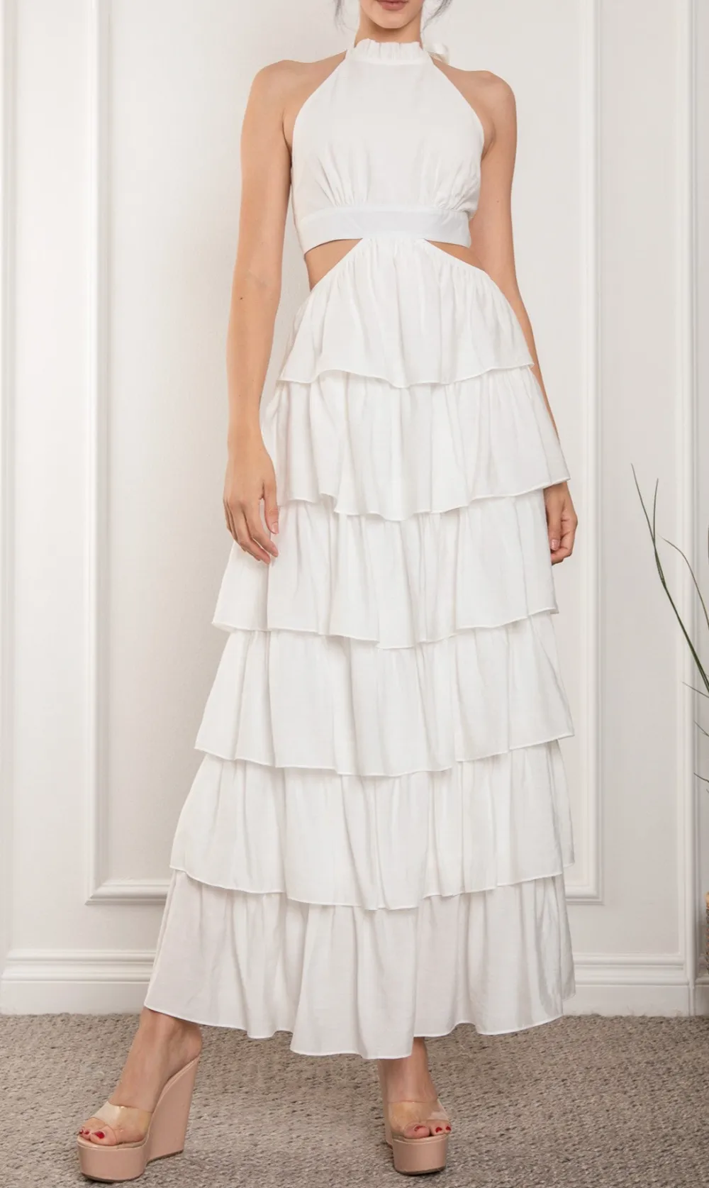 Ruffled Maxi Dress