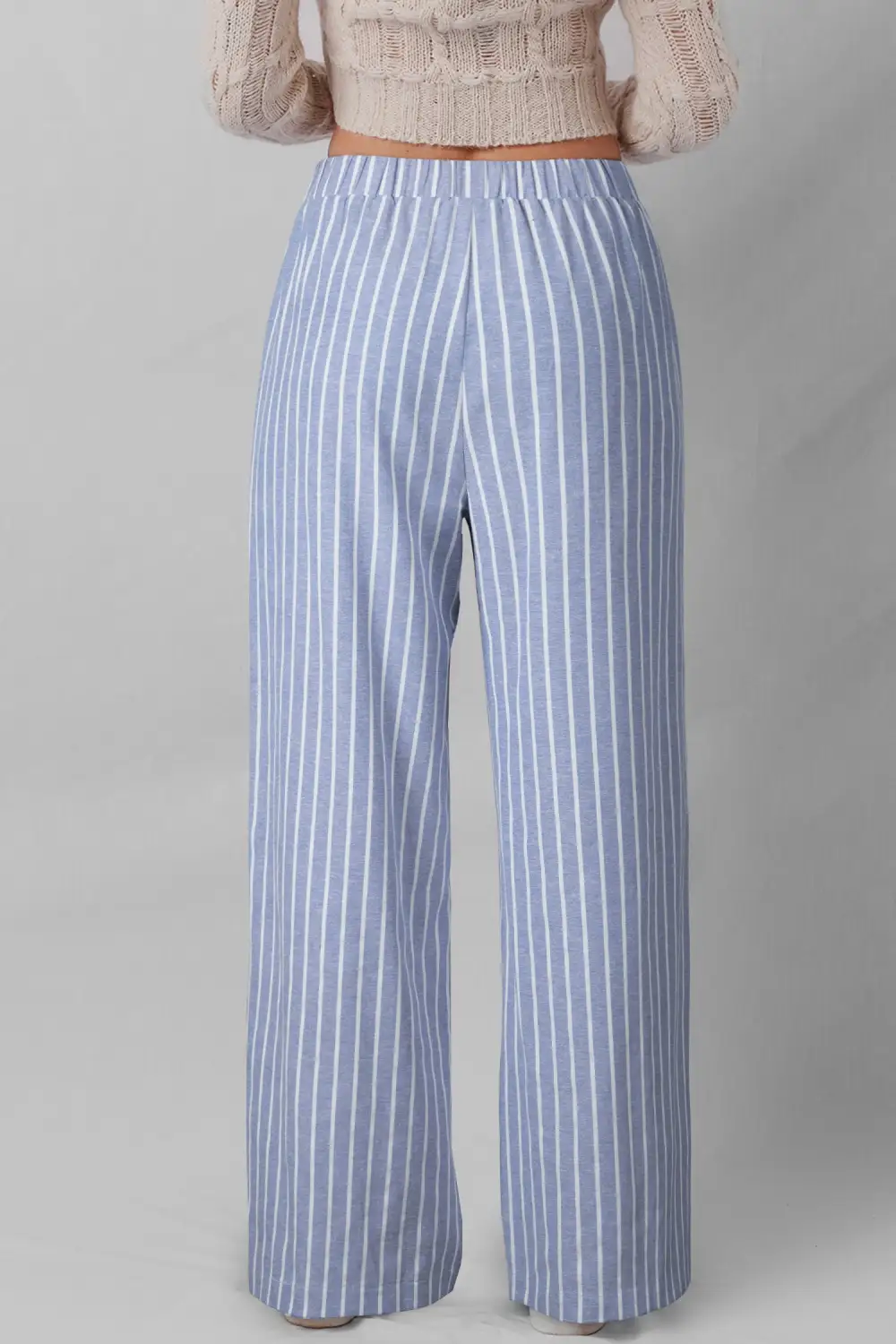 Buttoned Detail Loose Pants
