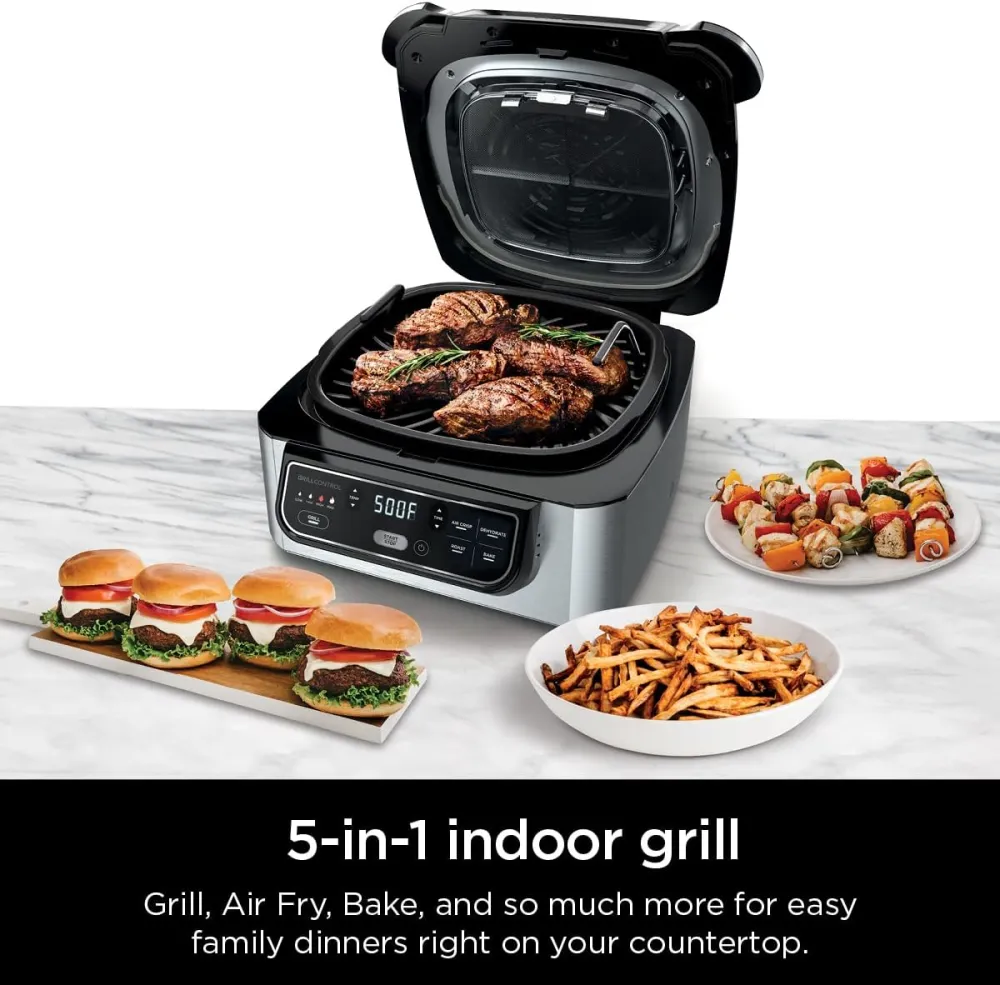 Ninja EG201 Foodi 6-in-1 Indoor Grill with Air Fry