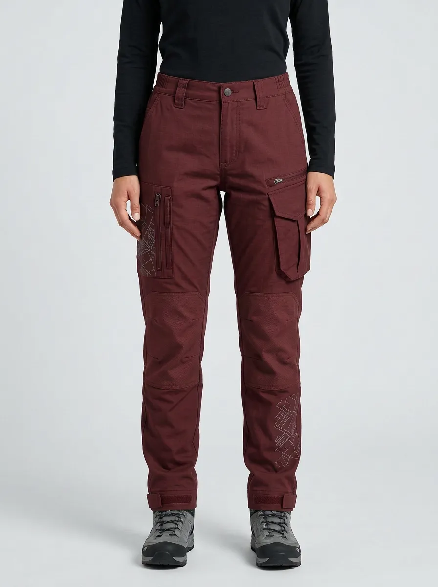 Tactical Outdoor Map Pattern Cargo Pants