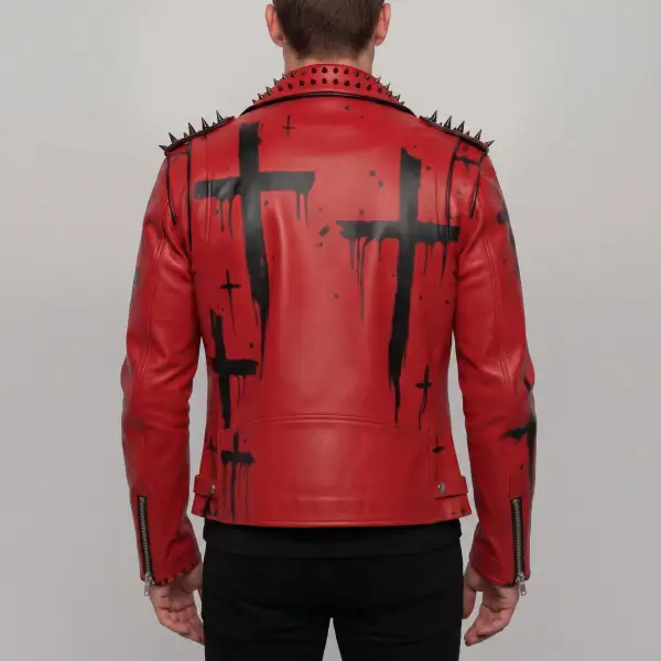 Everyday Leather Biker Studded Jacket