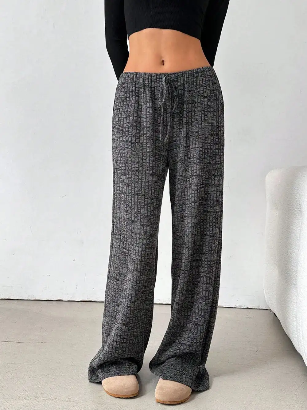 Modern Tie Waist Tie Detail Pants