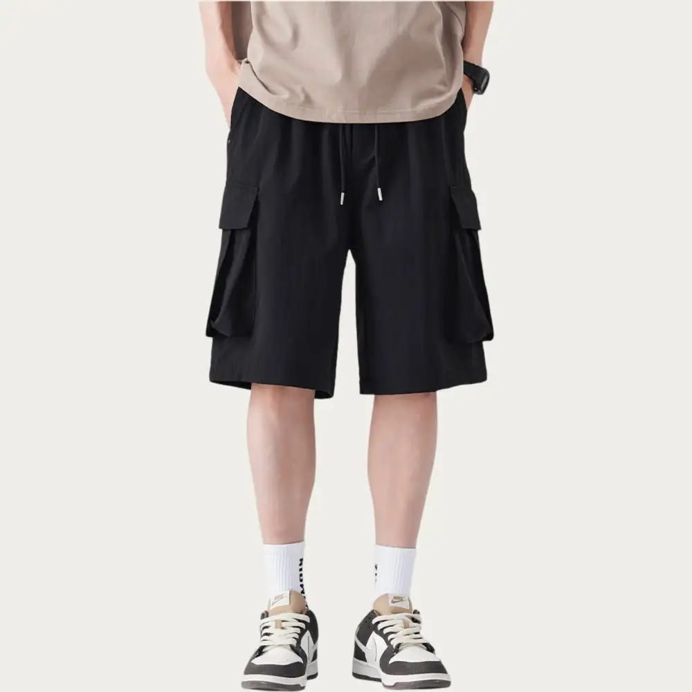 Drawstring Pocketed Lightweight Men's Casual Shorts