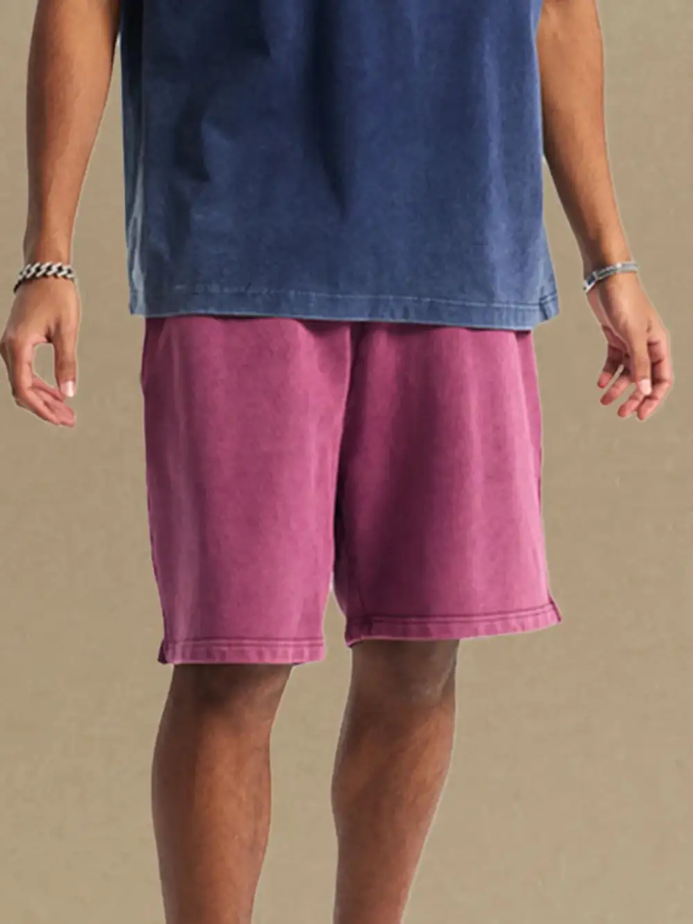 Weekend Cotton Blend Easy Waist Casual Shorts