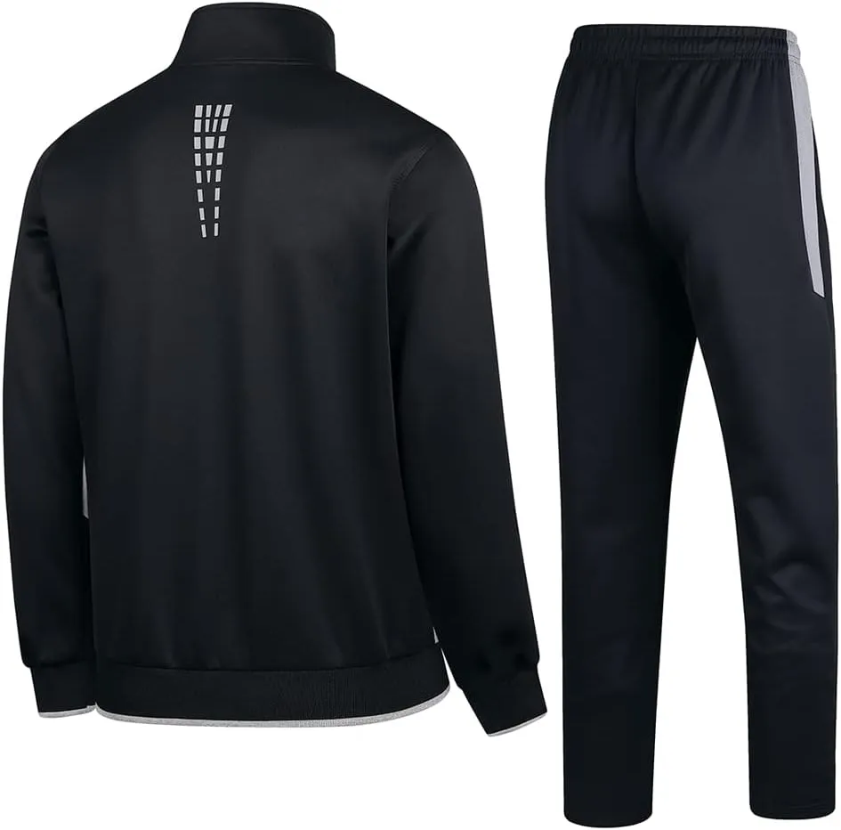 Men's Casual Athletic Tracksuit Long Sleeve Sweatsuit