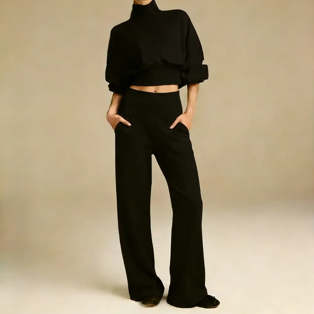 Modal Soft Warm Sweatshirt & Sweatpants Sets