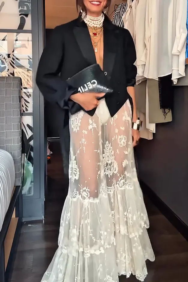 Lace Maxi Skirt