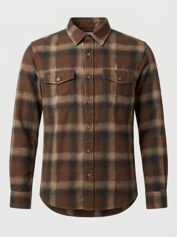 Classic Plaid Long-Sleeve Men's Long-Sleeve Shirt
