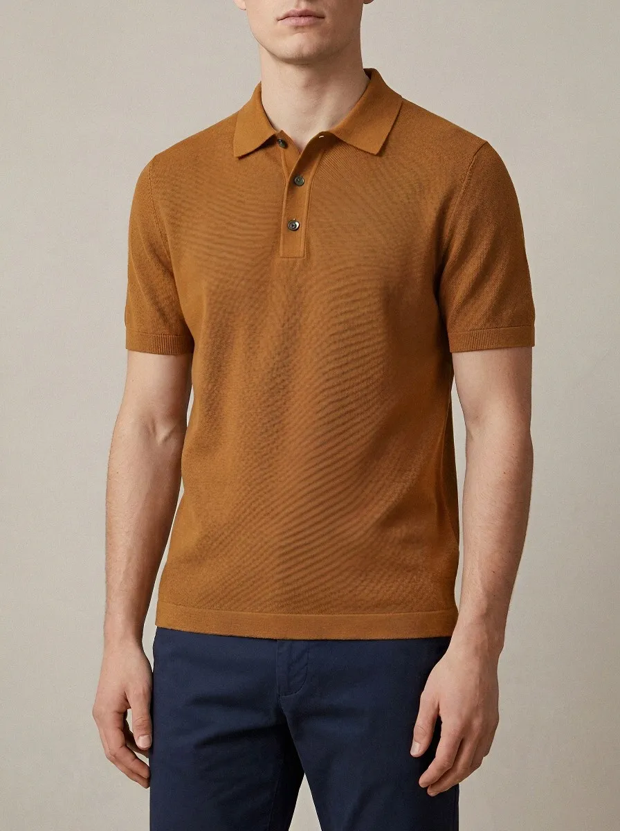 Modern Performance-Look Men's Polo Shirt