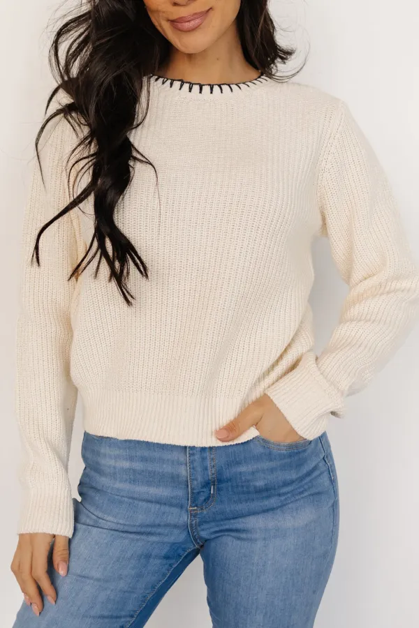 Design Sense For Versatile Commute Cream Top