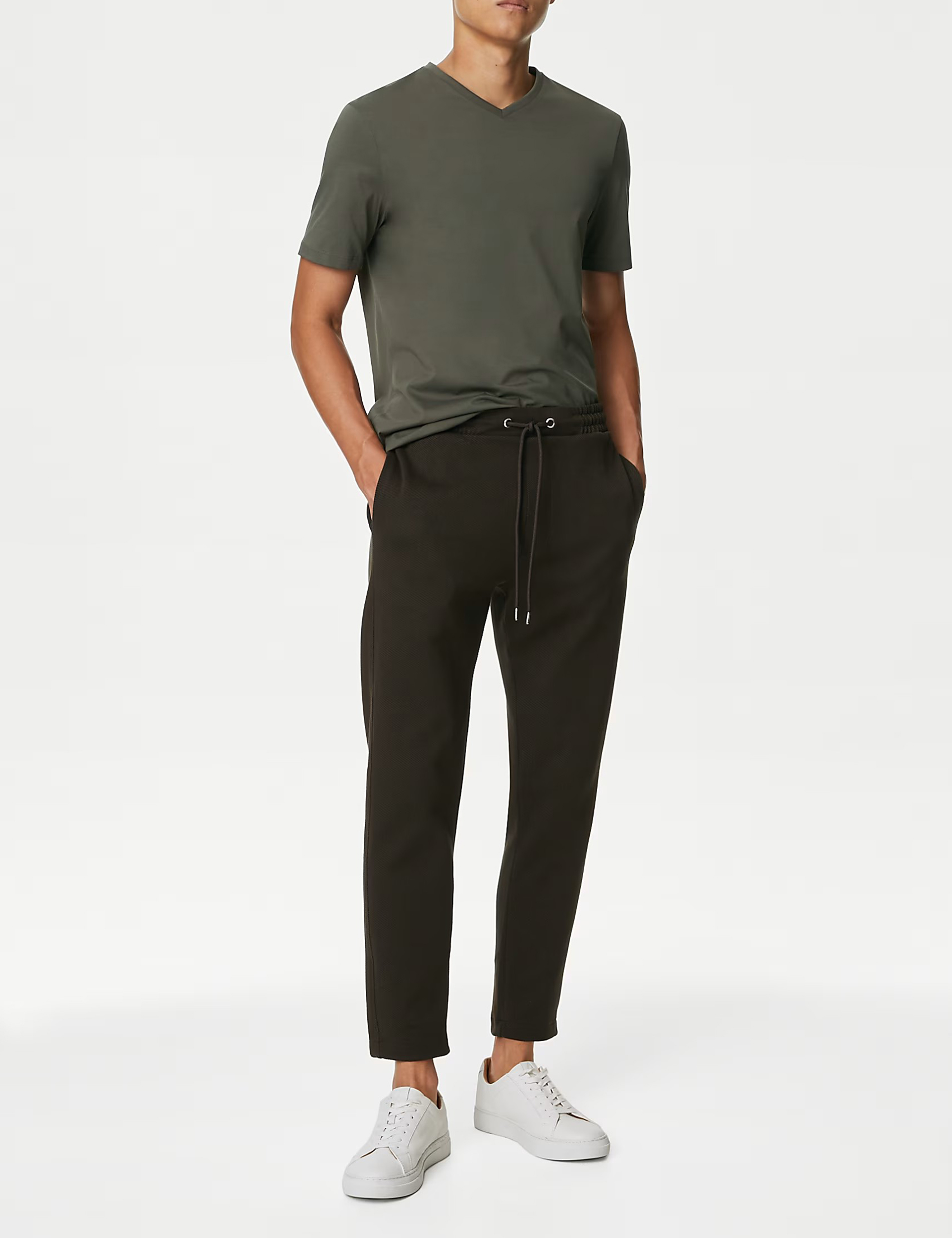 Pure Cotton V-Neck T-Shirt