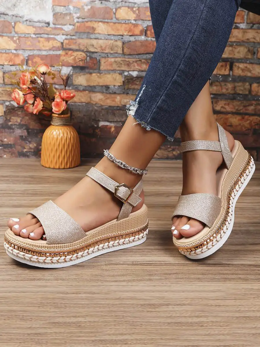 Open-Toe Heeled Sandals