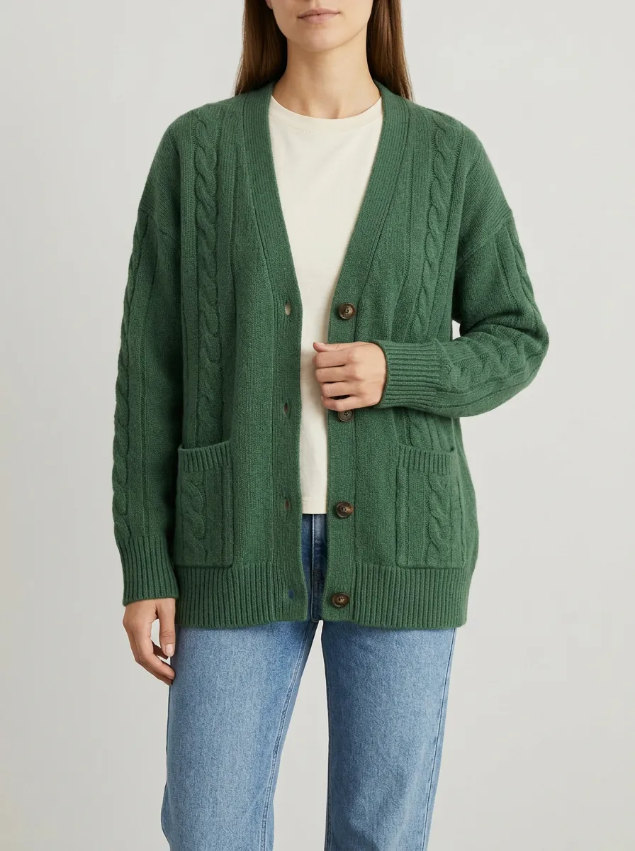 Knit Relaxed Knit Cardigan