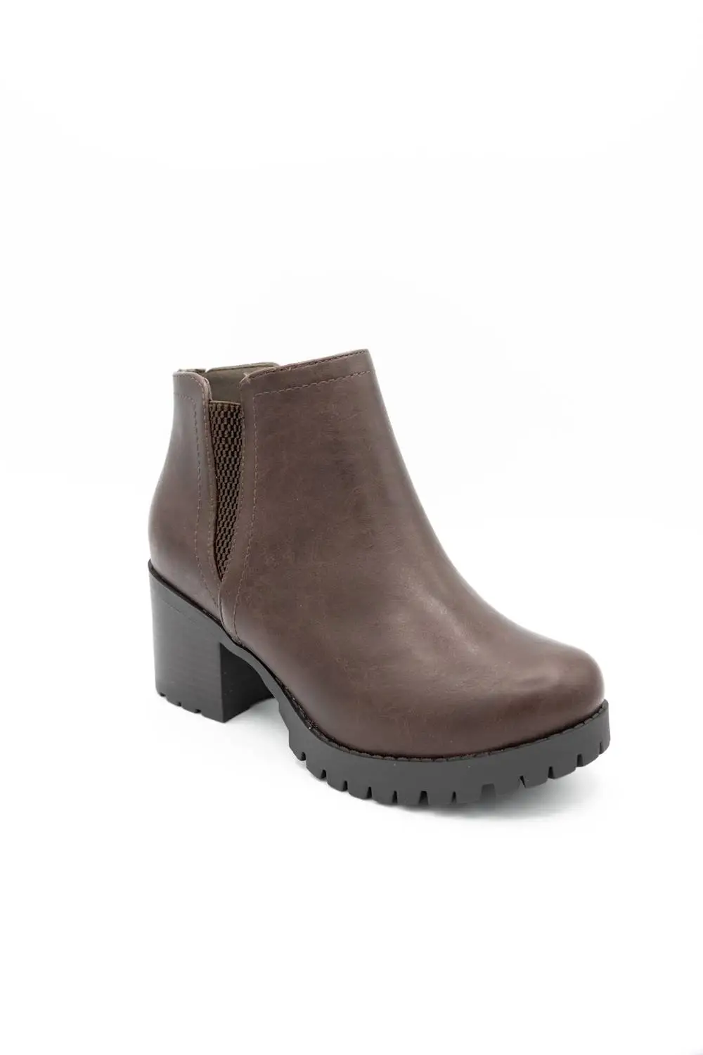Classic Lug Sole Suede Zip Entry Round Toe Bootie