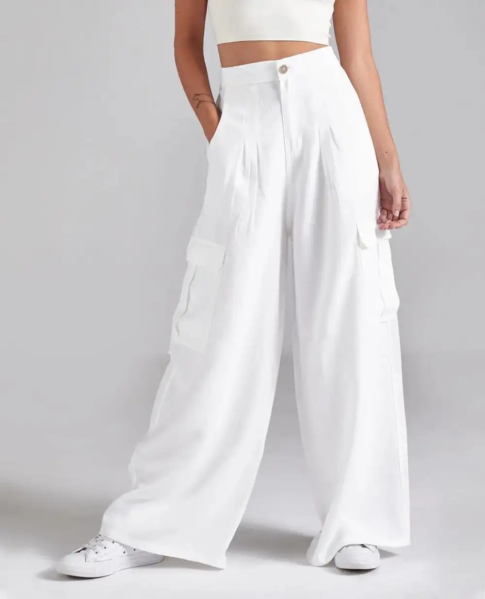 Everyday Cargo Wide Leg Pants