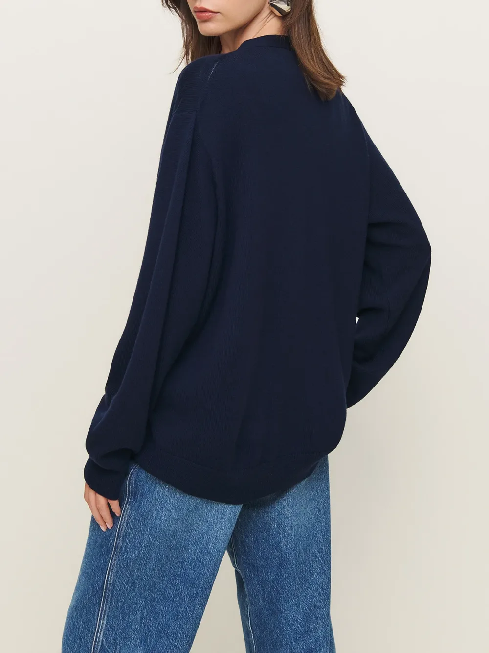 Patch Pocket Open Front Cardigan