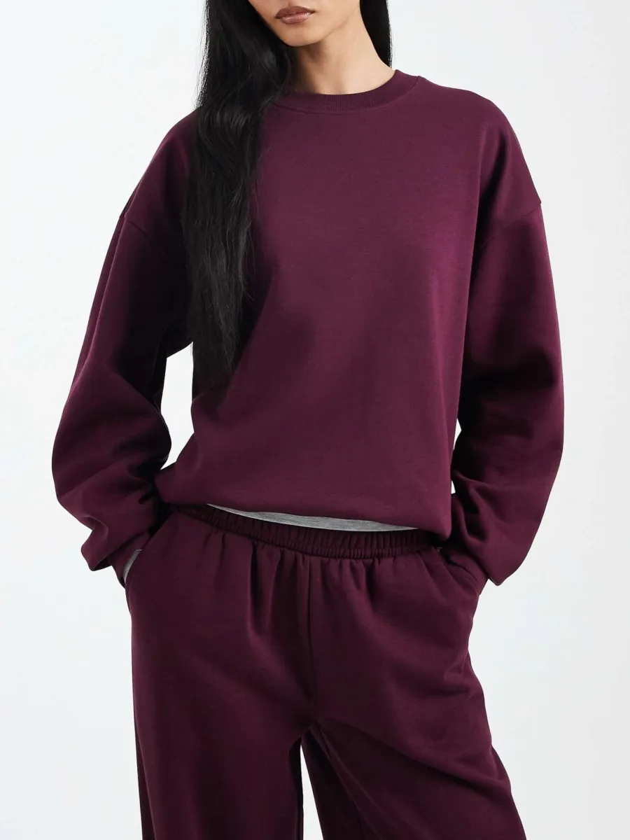 Plain Crewneck Sweatshirt