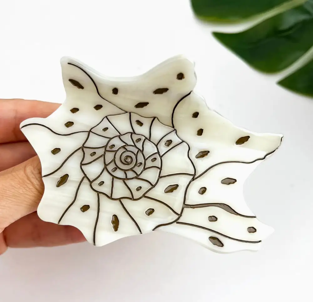 Ocean Seashell Hair Claw Clip