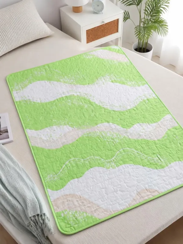 Blue Wave Pattern Cooling Mat