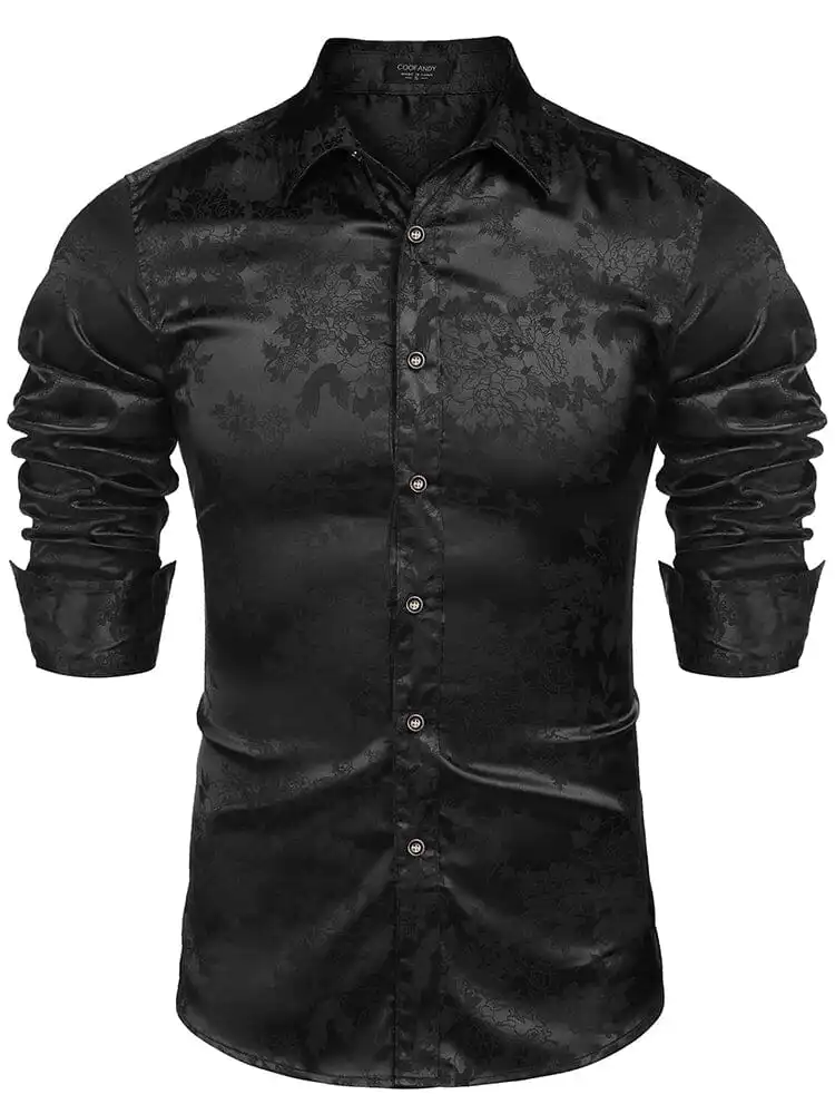 Modern Silk Stain Dress Shirts