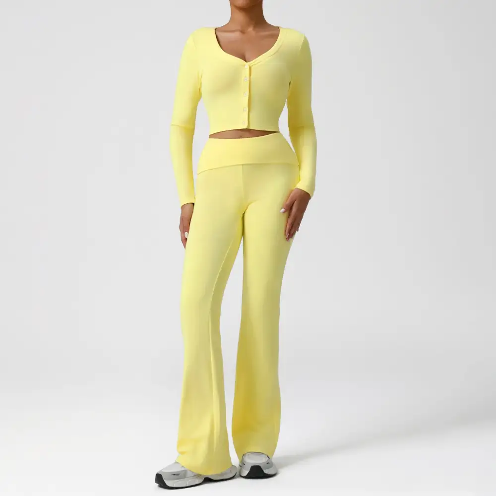 Yoga Running Top and Trousers Active Set