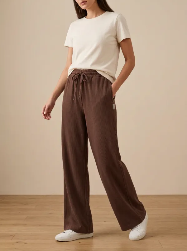 Women’s High Waist Printed Wide Leg Pants
