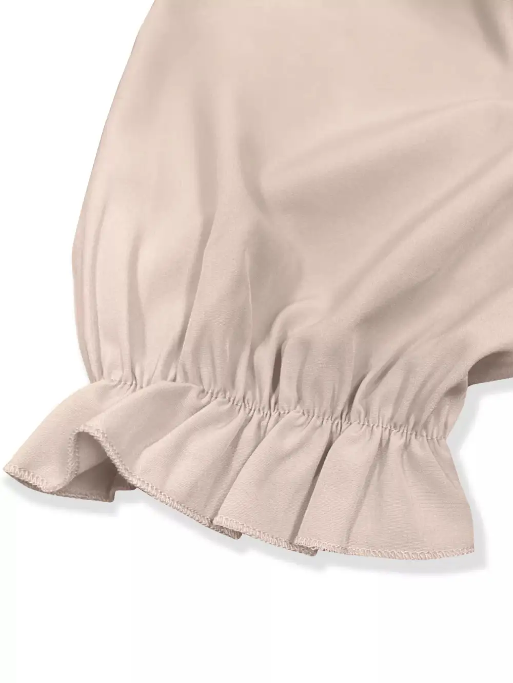 Square Neck Puff Sleeve Mini Dress