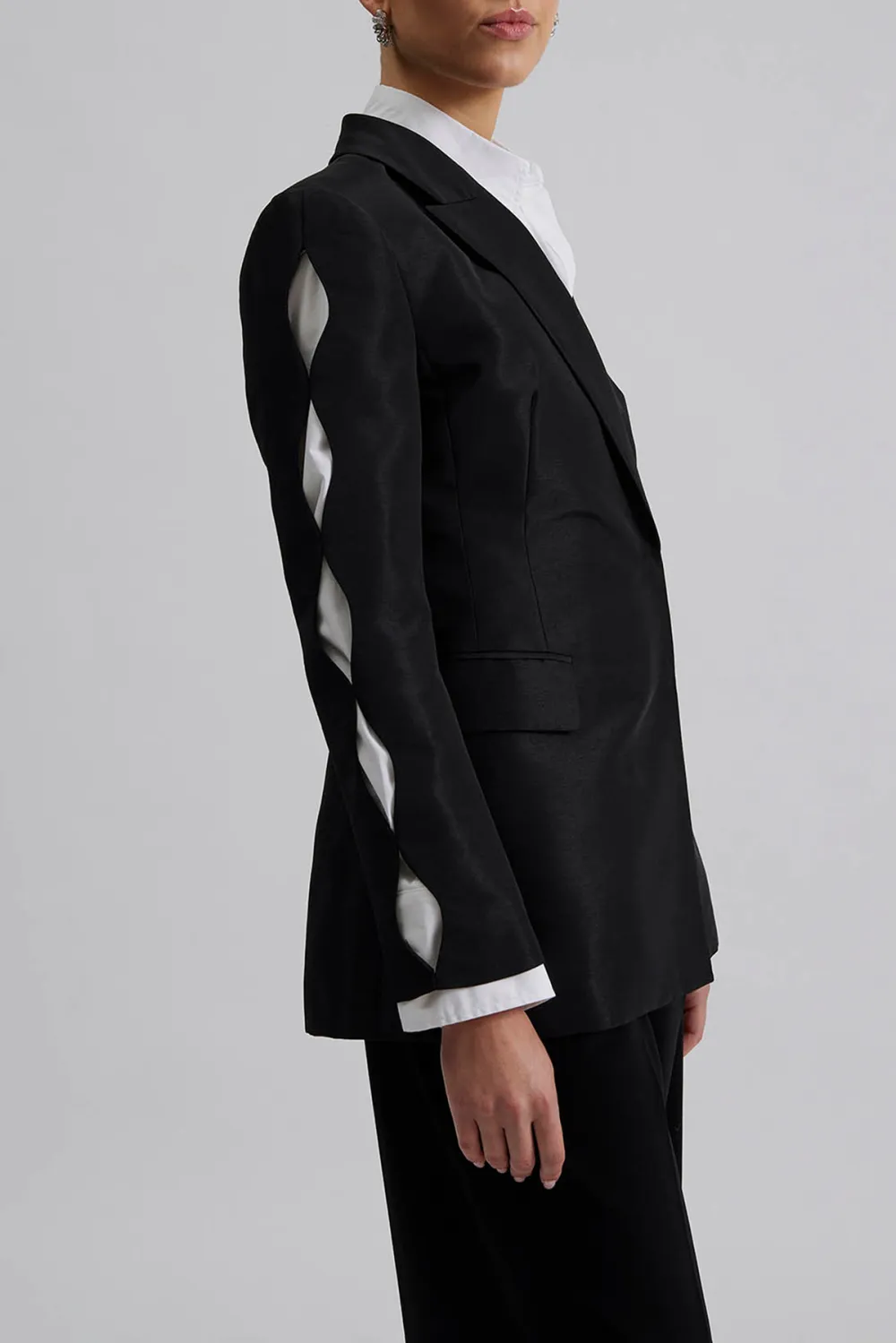 Double Breasted Wool Blazer