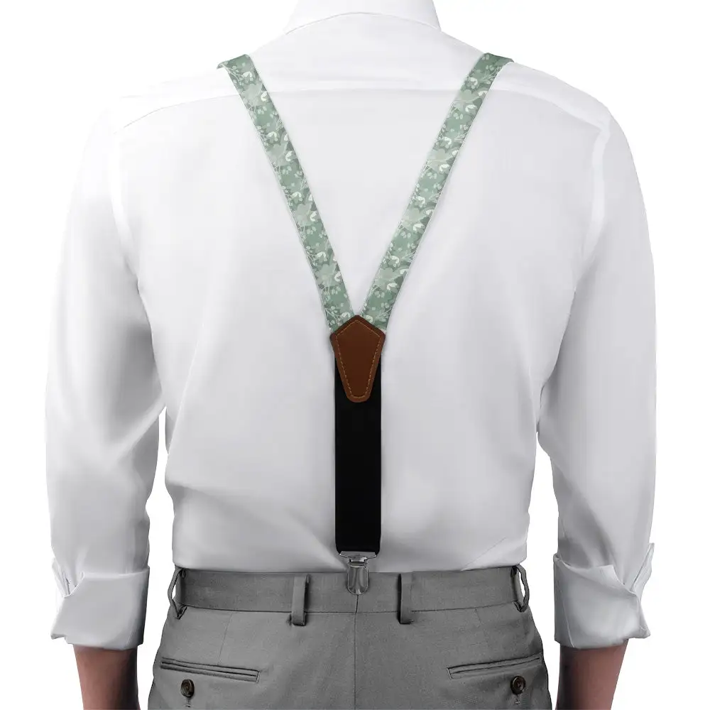 Francis Floral Pattern Suspenders