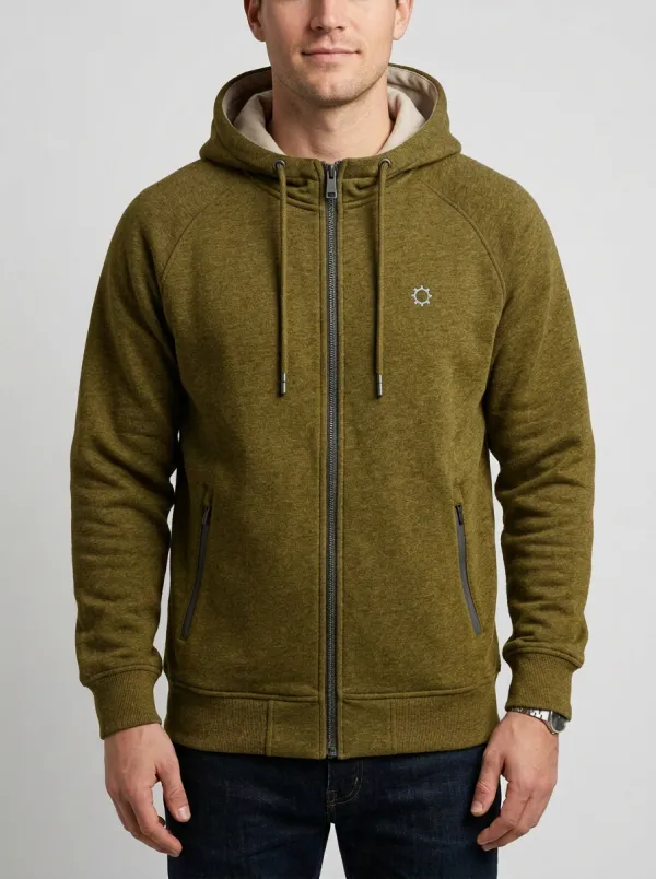 Active Minimalist Zip-Up Design Men's Sport Jacket