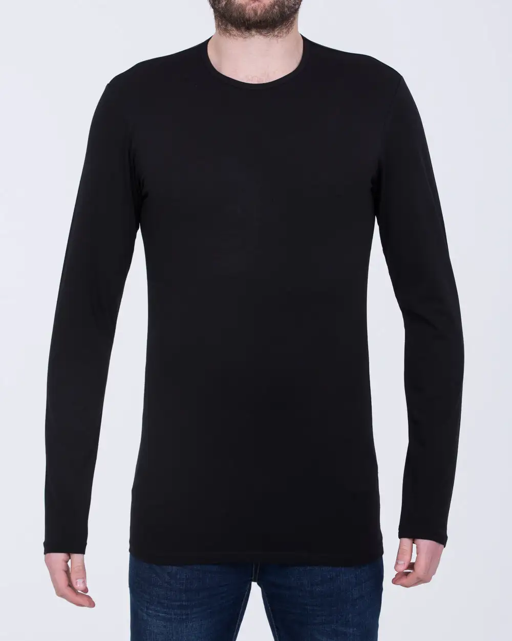 Classic Crew Neck Long Sleeve T Shirt