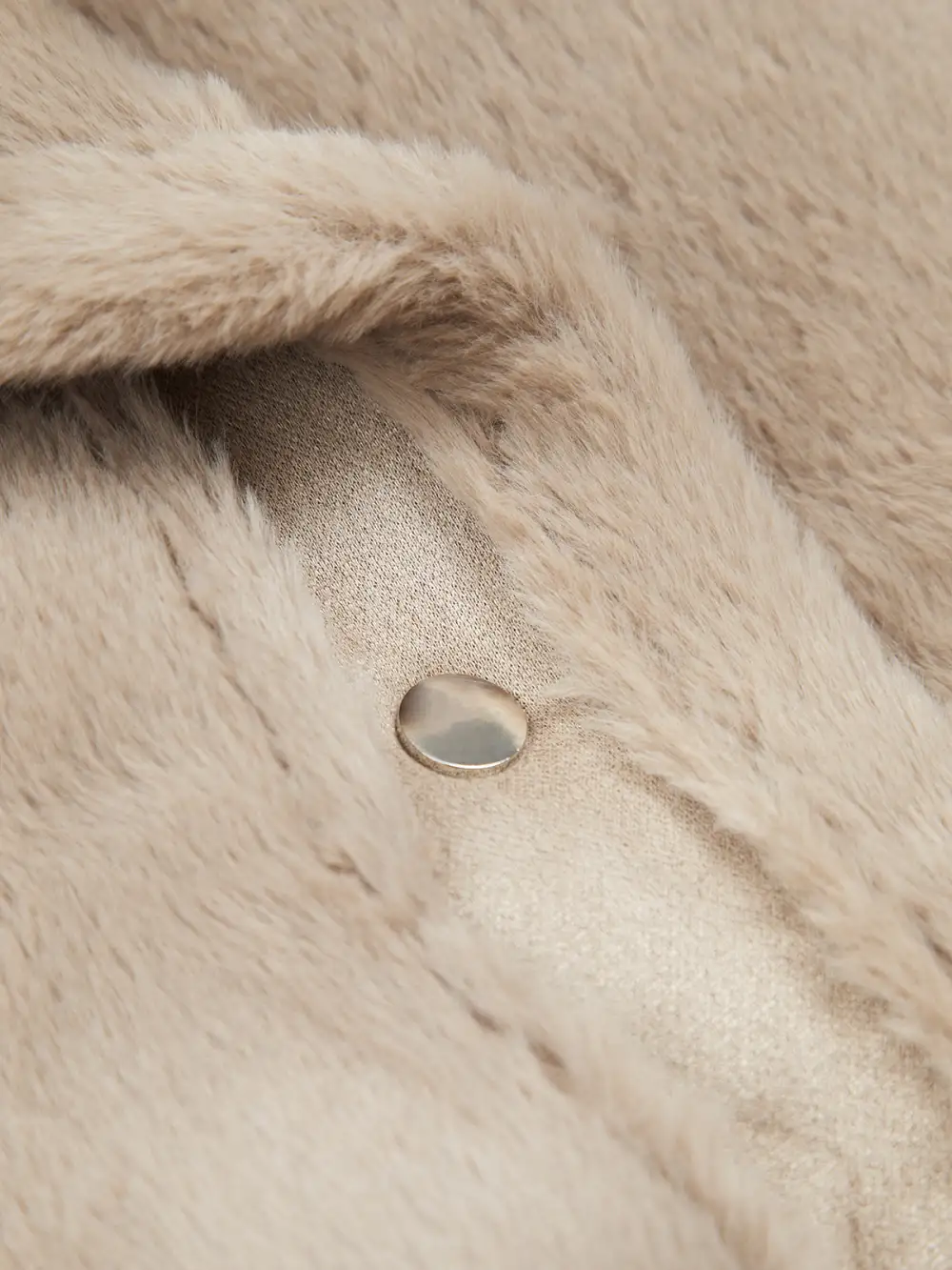 Solid Collared Fleece Jacket