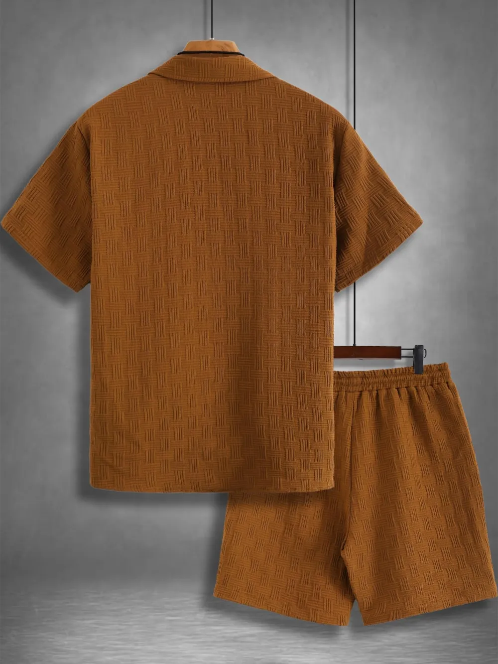 🔥 Men's Short Sleeve Pajama Two-Piece Set | Comfortable Loungewear Essential