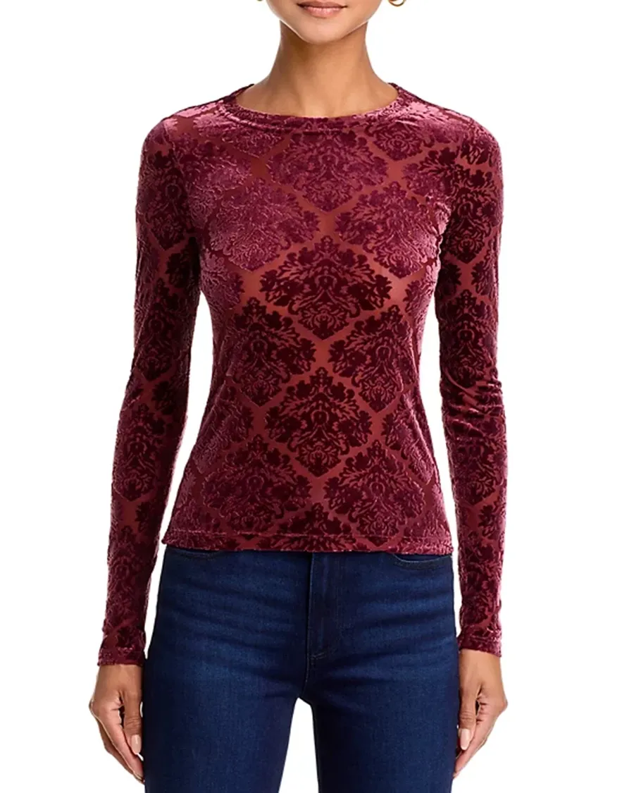 Long Sleeve Crew Neck Top