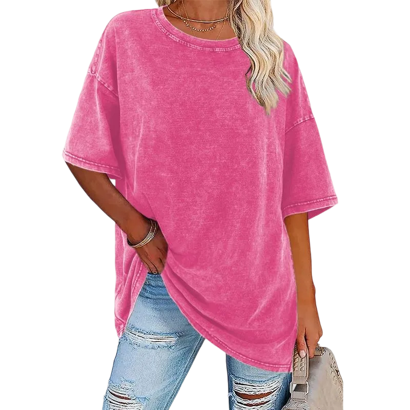 10PACK-Washed Casual T-Shirt