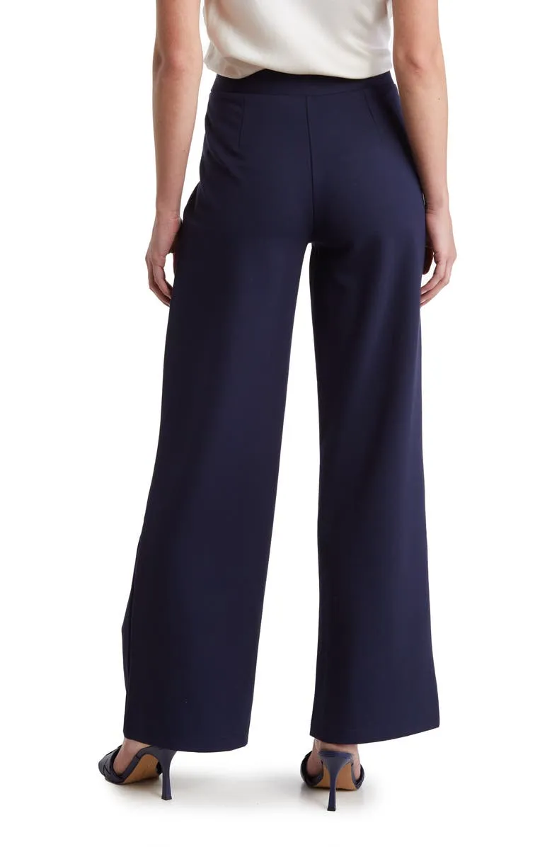 Wide Leg Pull-On Pants
