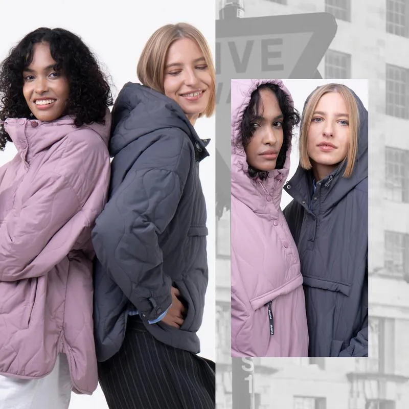 Women's Packable Puffer Hoodie Coat
