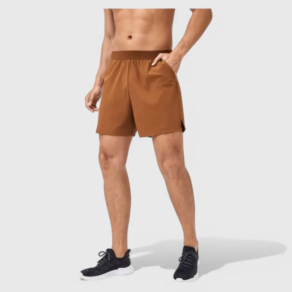 Elastic-Waist Quick-Dry Lightweight Men's Athletic Shorts