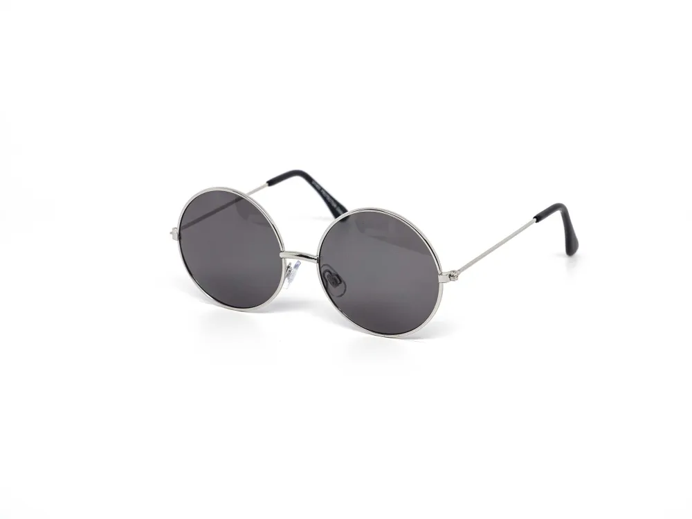 12-Pack Kids Metal Round Gradient Sunglasses