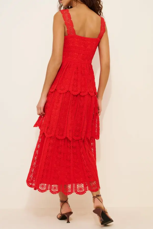 Krystyna Lace Maxi Dress