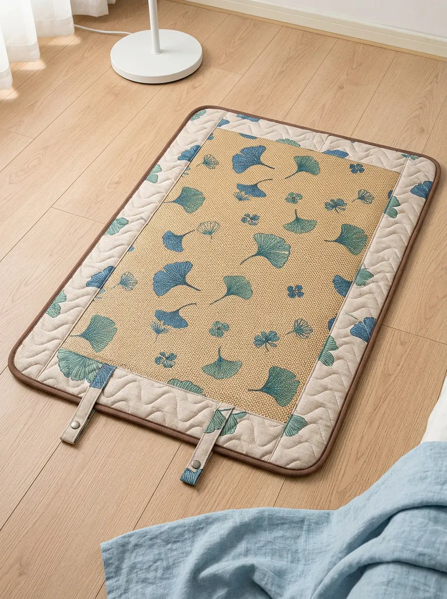 Nature Lover Ginkgo Leaf Pattern Cooling Mat