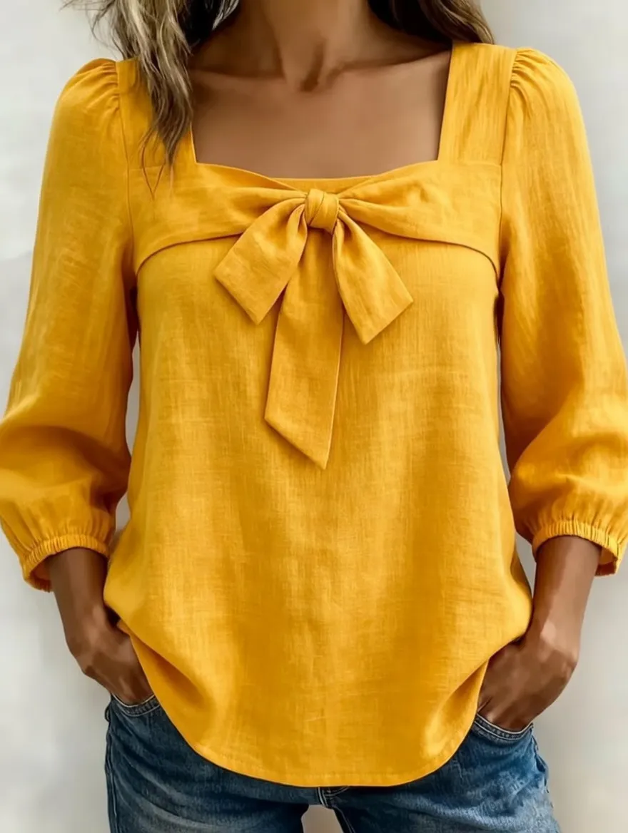 Women's Casual Fashion Pure Cotton Shirt